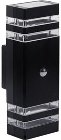 Kültéri fali lámpa érzékelővel BREZZA 2xGU10/35W/230V IP65