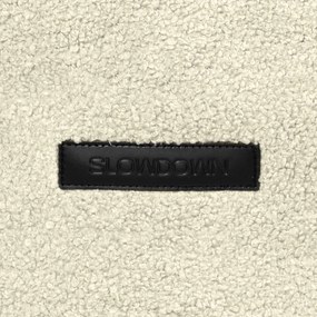 Krémszínű buklé gyerek babzsákfotel Game Amuse – SLOWDOWN