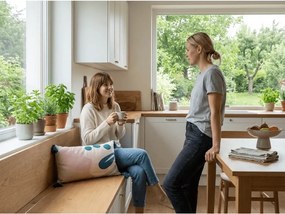 Díszpárna IMPRIME ALMA 30x50 cm, rózsaszín