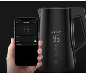 AENO okos vízforraló LED kijelzővel, 1,7 l, 2200W/230V, fekete