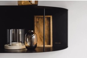 Sötétkék többszintes fém fali polc 60 cm Lina – noo.ma