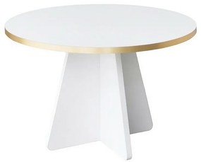 Mushroom Gold and White konferenciaasztal