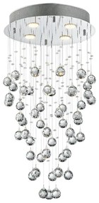 LUXERA 62411 - Kristály csillár NORR 4xGU10/50W/230V