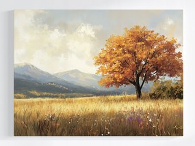 Poszter Tájkép Szabadtéri Hegyek Fa Ősz 100x75