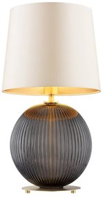 Argon 8538 - Asztali lámpa HAMILTON 1xE27/15W/230V krémes/fekete