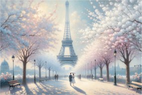 Kép - Párizsi festmény (90x60 cm)