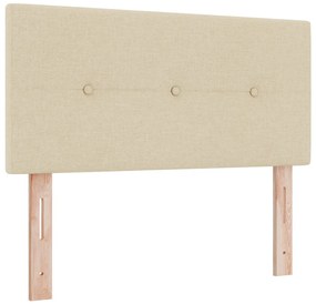 Box Spring Ágy Matraccal &amp; LED Krém 80x200 cm Szövet