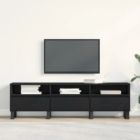 TV Szekrény Fekete Tölgy 150x30x44,5 cm Műanyag