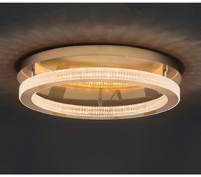 Nova Luce mennyezeti lámpa, arany, 3000K melegfehér, beépített LED, 1x60W, 3530 lm, 9285620