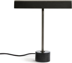 Fekete fém asztali lámpa (magasság 32,5 cm) Lynor – Kave Home