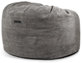 Krémszínű kordbársony babzsákfotel Om 110 – SLOWDOWN