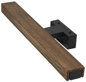 Brilagi-LED fürdőszobai tükörvilágítás WOODY MIRROR LED/8W/230V IP44 tölgy/feket