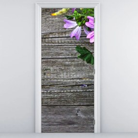 Fotótapéta ajtóra - Réti virágok (95x205cm)