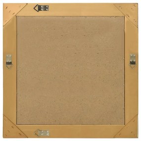 Aranyszínű barokk stílusú fali tükör 60 x 60 cm