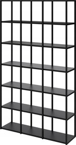 Könyvespolc Steel Box 212x120 Loft könyvek és iratrendezők