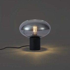 Design asztali lámpa fekete füstüveggel - Umbrella