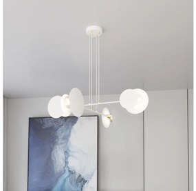 Csillár zsinóron IDEA 4xE27/15W/230V fehér