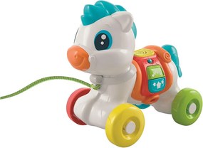 Póni Wheely zenélő, húzható készségfejlesztő játék Clementoni