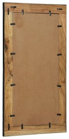 Tükör 90x2x50 cm Tömör Fa Akácia