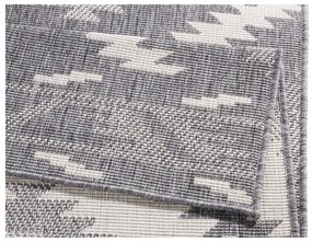 Malibu szürke-krémszínű kültéri szőnyeg, 170 x 120 cm - NORTHRUGS
