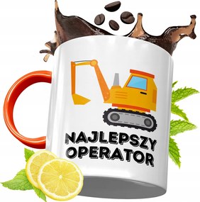 Narancssárga Bögre Építő Szakember Barkácsolónak, fényképes nyomattal