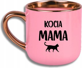 Bögre Rózsaszín Elegáns Nagy Vicces Ajándék Macska Mama