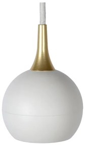Lucide 09434/01/31 - Csillár zsinóron FAVORI 1xGU10/5W/230V fehér