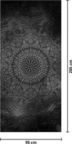 Fotótapéta ajtóra - Misztikus mandala (95x205cm)