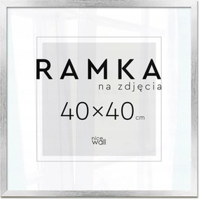 Képkeret 40x40 Képkeretek Fénykép szögletes ezüst