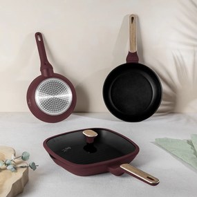 BerlingerHaus Leonardo Nordic titánbevonatúserpenyő szett, 3+1 db