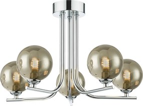 Dar Lighting modern mennyezeti lámpa cradle csiszolt króm darcra5450-01