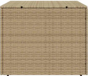 vidaXL vegyes bézs polyrattan kerti tárolóláda 291 L