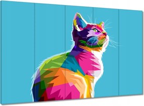 Vászonkép 100x70 Absztrakt macska