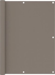 vidaXL tópszínű oxford-szövet erkélyparaván 120 x 300 cm