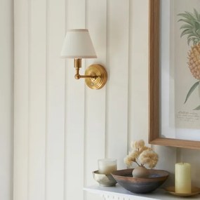 Endon 114830 - LED Dimmelhető újratölthető fali lámpa BURLEY LED/1,5W/5V réz/krémes