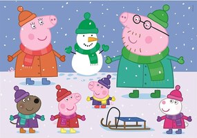 Peppa malac Snow 104 db-os maxi puzzle Clementoni