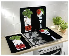 Edzett üveg tűzhely fedőlap szett 2 db-os 30x52 cm Caprese – Wenko