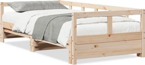 vidaXL tömör fenyőfa kanapéágy matrac nélkül 90 x 190 cm