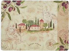 Pimpernel olíva kerti olíva alátét nagy asztalra tányér alá 4db