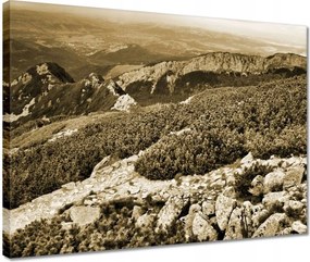 Vászonkép 40x30 Tátra Lengyel hegyek Kilátás