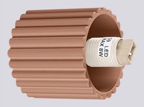 Világosbarna fali lámpa ø 12 cm Orbital – Sollux