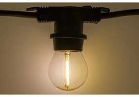 Kültéri dekorációs fénylánc MIMOSA 20xE27/1,3W/230V IP44 20m