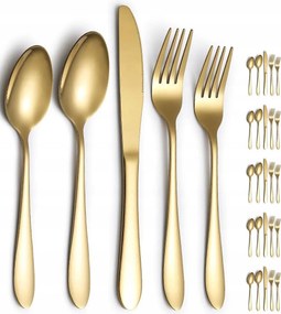 Arany Evőeszköz Készlet Evőeszköz 6 db-os 30 db-os