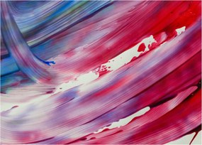 Kép - rózsaszínes kék szín (üvegen) (70x50 cm)