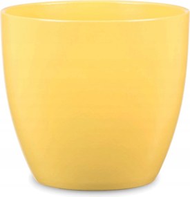 Parkside Fedő műanyag virágcseréphez Ø18 x 16 cm Matt Sárga (19/C-994)
