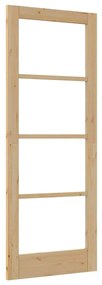 Belső Ajtó Üveggel ORKDAL Barna 78 x 202 cm
