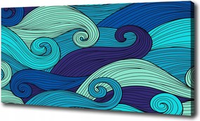 Vászonkép Absztrakt hullámok 100x70 cm