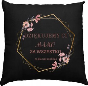 Párna Anyának Köszönet Anyák Napjára Fekete