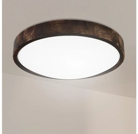 Brilagi - LED mennyezeti lámpatest CARVALHO SLIM SMOKEY LED/36W/230V tölgy, átmérő 37,5 cm