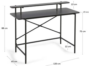 Íróasztal 64,5x120 cm Galatia – Kave Home